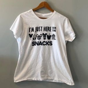 Disney Parks Here For The Snacks Shirt